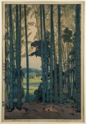 HIROSHI YOSHIDA (1876-1950), Bamboo Wood, woodblock print, signed and titled in the lower margin, 39 x 26cm, 60 x 44cm overall