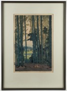 HIROSHI YOSHIDA (1876-1950), Bamboo Wood, woodblock print, signed and titled in the lower margin, 39 x 26cm, 60 x 44cm overall - 2