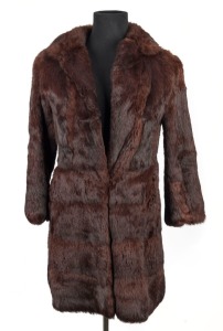 A vintage mink fur coat, mid 20th century