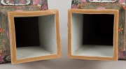 A pair of Chinese famille rose square form porcelain vase, post-revolution, 20th century, ​​​​​​​62cm high - 6