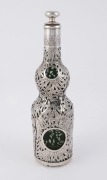 A Chinese silver mounted gin decanter, early 20th century, 29cm high