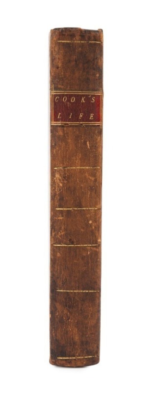 ANDREW KIPPIS, THE LIFE OF CAPTAIN JAMES COOK, [Dublin : Chamberlaine, Colles, et al., 1788] 1st Irish edition, issued in the same year as the first London edition; 8vo, contemporary calf, the spine with gilt and contrasting label, blank endpapers, xvi, 5