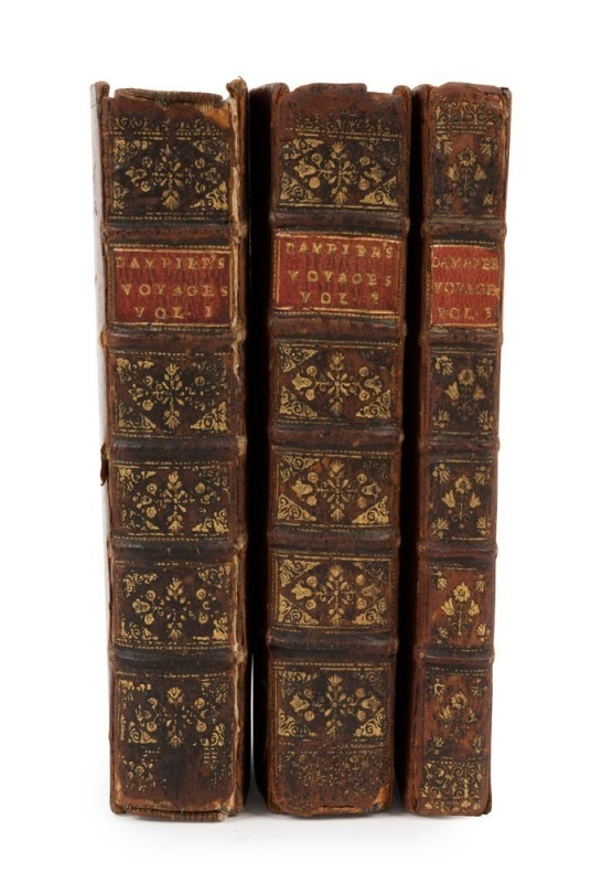 CAPTAIN WILLIAM DAMPIER, A NEW VOYAGE ROUND THE WORLD - 4th Edition 1699; VOYAGES AND DESCRIPTIONS Vol. II. in THREE Parts - 2nd Edition, 1700; and, A VOYAGE TO NEW HOLLAND, &c IN THE YEAR, 1699. in the Year 1699 - with a Continuation of a Voyage to New H