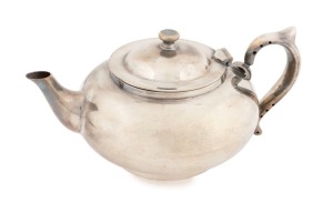 ROBUR vintage silver plated teapot with infuser, 11cm high, 24cm wide