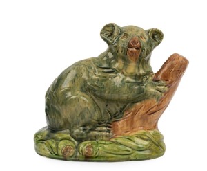 BOSLEY pottery koala statue, 24cm high, 27cm wide