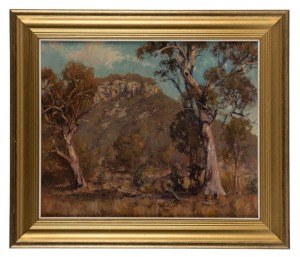 ROBERT SIMPSON (1955 - ), (Near Dunkeld, Grampians, Victoria), oil on canvas board, signed lower left "Robert Simpson, '78", ​​​​​​​43 x 53cm, 58 x 68cm overall