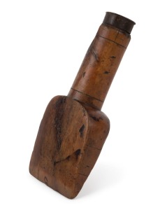 A sailor's seam rubber, 19th century, an impressive 22cm high, 10cm wide