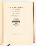 WILLIAM DAMPIER, "A New Voyage Round the World" with an Introduction by Sir Albert Gray. [London : The Argonaut Press, 1927], first ed., 4to, xxxviii, 376, [2]pp, #153 of 975 copies on Japan Vellum, portrait, 4 maps (3 folding), 2 facsimiles, original vel - 2