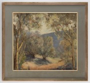 JOHN COLIN ANGUS (1907-2002), The Quiet Bush, oil on board, signed lower right "J. Colin Angus", ​​​​​​​34 x 38cm, 47 x 51cm overall