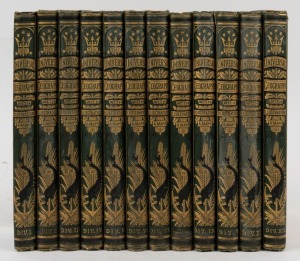 Elisee RECLUS, The Universal Geography with illustrations & maps, [London ; Virtue & Co., 1876 - 1894], 12 volumes, bound in green cloth with ornate gilt and black titles and decorations. Europe, Asia, The British Isles.