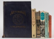 AUSTRALIAN INTEREST: Several books, including Australia Unlimited by Brady; History of Ballarat by Withers and several others. (7). Mixed condition.