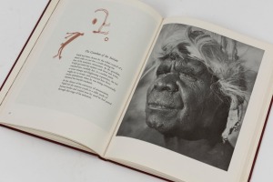 CHARLES MOUNTFORD (1890 - 1976), Australian Aboriginal Portraits, [Melbourne University Press, 1967] 1st ed., 4to, signed by the author/photographer; original quarter leather and cloth binding.