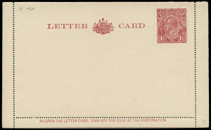 Group with 1d Roo, original Die, deep blue, "Central Rly Stn / Brisbane", framed oval, used; 1d Roo, Die 2, purple brown, "Pineapples Queensland", framed oval; 1925 1&frac12;d &nbsp;red KGV (LC.58 & 59) round & squared corners, (LC.61) changed coat of arms and (LC.62