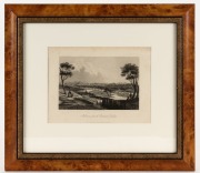 HENRY WINKLES (1800-1860), Melbourne from the Botanical Gardens steel engraving, titled in the margin below the image, 12 x 18cm; overall 38 x 43cm. Provenance: The Denis Joachim Collection, Lot 983, June 2016. - 2