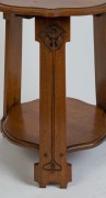 An Australian Arts & Crafts occasional table, Queensland maple, early 20th century, 72cm high, 59cm wide - 2