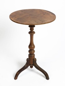 A Colonial crab foot wine table, blackwood, cedar and pine, Tasmanian origin, 19th century, 71cm high x 46cm diameter
