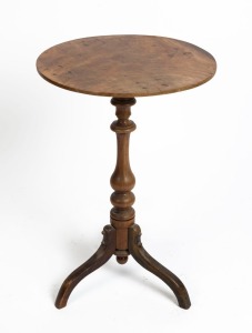 A Colonial crab foot wine table, blackwood, cedar and pine, Tasmanian origin, 19th century, 71cm high x 46cm diameter
