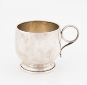 An antique Australian silver christening mug, 19th/20th century ​​​​​​​6.5cm high, 110 grams