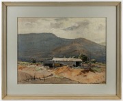 GEOFFREY KEITH TOWNSHEND (1888-1973), (the old mill shed), watercolour, signed lower right "G.K. Townshend", ​​​​​​​33 x 43cm, 48 x 59cm overall - 2