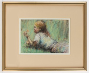 DALE MARSH (1940 - ), On A Summer Day, pastel, signed lower left "Dale Marsh, 1985", ​​​​​​​17 x 24cm, 35 x 42cm overall