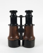 WW1 binoculars in original leather case, stamped "W. SWART. 1917, No.27734, H. 20 MAN", - 2