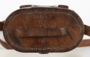 WW1 binoculars in original leather case, stamped "W. SWART. 1917, No.27734, H. 20 MAN", - 3