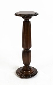 A vintage Australian pedestal, stained Queensland maple, early to mid 20th century, ​​​​​​​86cm high