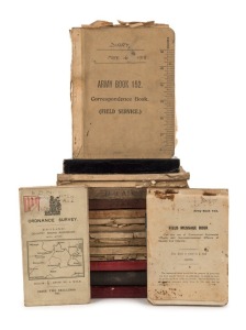 WORLD WAR ONE DIARIES & DOCUMENTS - 50th BRIGADE MACHINE GUN COMPANY, 1916-18: The hand-written diaries are the detailed operation records/reports belonging to the estate of the late William B. Martin of Ballarat, Victoria.