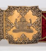 A prize-fighter’s belt with Australian associations was recently discovered in London. The imposing silver-gilt belt had been presented to the Englishman, James Mace (1831 – 1910), often called ‘the father of boxing’. The Australian associations, as initi - 4