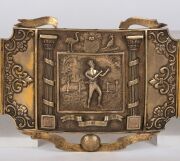 A prize-fighter’s belt with Australian associations was recently discovered in London. The imposing silver-gilt belt had been presented to the Englishman, James Mace (1831 – 1910), often called ‘the father of boxing’. The Australian associations, as initi - 5