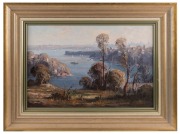 LEON HANSON (1918-2011), Autumn Afternoon, Mosman Bay, Sydney Harbour, oil on canvas, signed lower left "Leon Hanson", 50 x 75cm, 76 x 102cm overall - 2