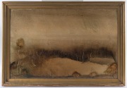 KEVIN CHARLES (PRO) HART (1928 2006), Brown Landscape, acrylics on board, circa 1965, signed lower left; titled verso, 59 x 92cm; framed 71 x 102cm overall. Priced "45 guineas" on label verso. - 2