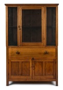 An antique Australian cedar meat safe pantry, South Australian origin, circa 1860, 189cm high, 103cm wide, 55cm deep