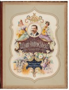 ROBERT HAWCRIDGE (New Zealand, 1866 - 1920) BICYCLE MANUFACTURING: A superb leather-bound and gilt titled, hand painted and illuminated presentation from the employees of the Massey Harris Company of New Zealand, to William Andrew&nbsp;Shields, September 1900, - 2