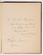 A 1901 COMMONWEALTH OF AUSTRALIA GROUP from the estate of Peter F. Thomson: A blue leather binding with gilt titles and decorations&nbsp;containing the 'Official Programme of Functions and Displays to Celebrate the Opening of the First Parliament of the Common - 3