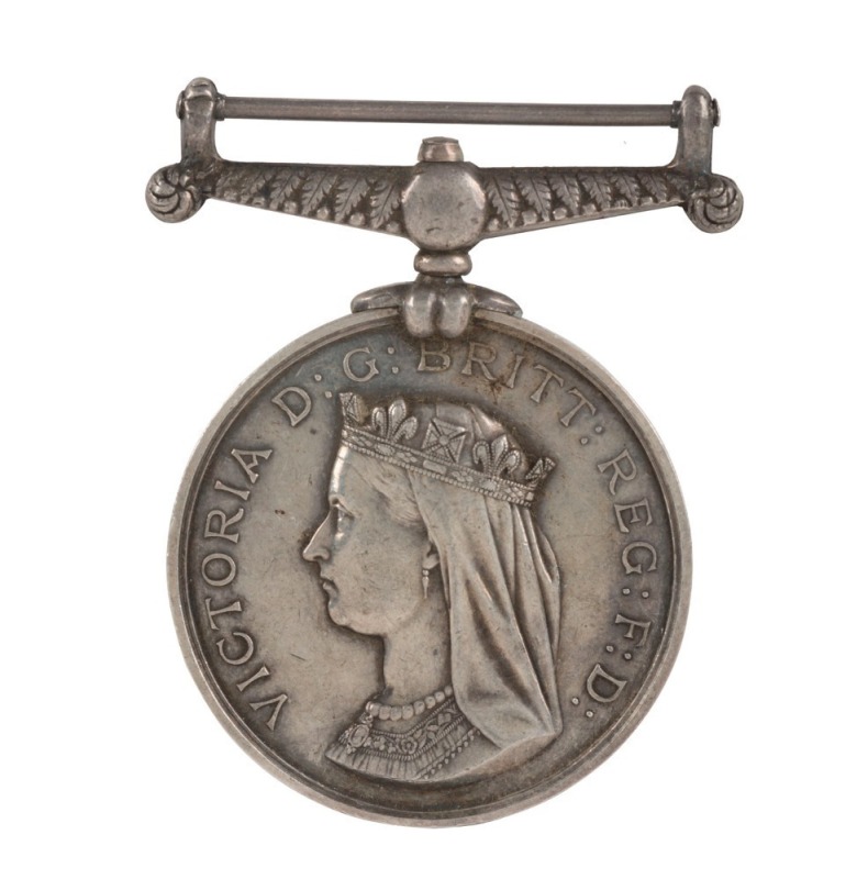 CAMPAIGN MEDAL: NEW ZEALAND MEDAL, silver, undated, engraved to 1426. PAY-MR. - SERGT. I. GOODALL, 14TH REGT.