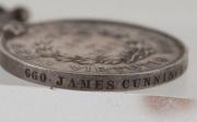 CAMPAIGN MEDAL: NEW ZEALAND MEDAL, silver, dated 1861 to 1866, engraved to 660 JAMES CUNNINGHAM, 2ND BN. 14TH REGT. - 3