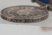 CAMPAIGN MEDAL: NEW ZEALAND MEDAL, silver, dated 1861 to 1866, engraved to 660 JAMES CUNNINGHAM, 2ND BN. 14TH REGT. - 5