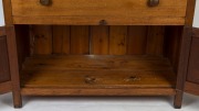 An antique Australian cedar meat safe pantry, South Australian origin, circa 1860, 189cm high, 103cm wide, 55cm deep - 4