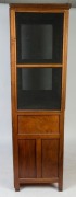 An antique Australian cedar meat safe pantry, South Australian origin, circa 1860, 189cm high, 103cm wide, 55cm deep - 5