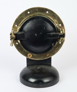 WW2 period "Blackout" porthole, circa 1940s, 40cm wide, 56cm high overall