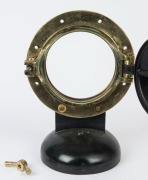 WW2 period "Blackout" porthole, circa 1940s, ​​​​​​​40cm wide, 56cm high overall - 2