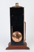 STERN ship's lamp, copper and brass on later timber base, early 20th century, ​​​​​​​70cm high overall - 2