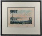 JOSEPH LYCETT (1775-1828), Lake Patterson, Near Patterson's Plains, Hunter River, 1824, hand-coloured aquatint, 24 x 33cm, 43 x 51cm overall - 2