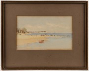 LADY MARIAN BARRETT (1861 - 1939), Marlo (Gippsland), watercolour, titled and dated 1930 verso, 14 x 22cm; framed (overall 27 x 33cm). - 2