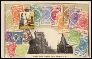 Set of Zeigler postcards, V.S.M. Series with "King Wm Street (Looking South)..", "Rundle Street (Looking East..", "Murray Street, Gawler", "Kapunda", "Mount Gambier" and "Port Pirie". All mint, fine and fresh.&nbsp;