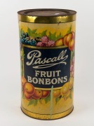 "PASCALL, FRUIT BONBONS" 20lb. advertising tin, circa 1930s, ​​​​​​​39cm high - 2
