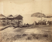 AUGUSTINE E. DYER - BRITISH NEW GUINEA: Fifteen original albumen photographs, taken during the Expedition of the Australian Squadron to south-east New Guinea, October - December 1884. Dyer was the Australian Government Printing Office photographer who wen