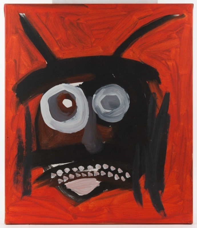 BIDDY DALE (Aboriginal, c.1920s - 2013), Untitled, acrylic on canvas, signed verso, 71 x 61cm. Provenance: The Joyce Evans estate.