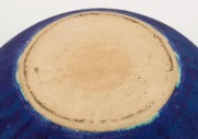 JANET DEBOOS blue glazed lidded pot, impressed monogram mark to base, ​​​​​​​22cm high - 3